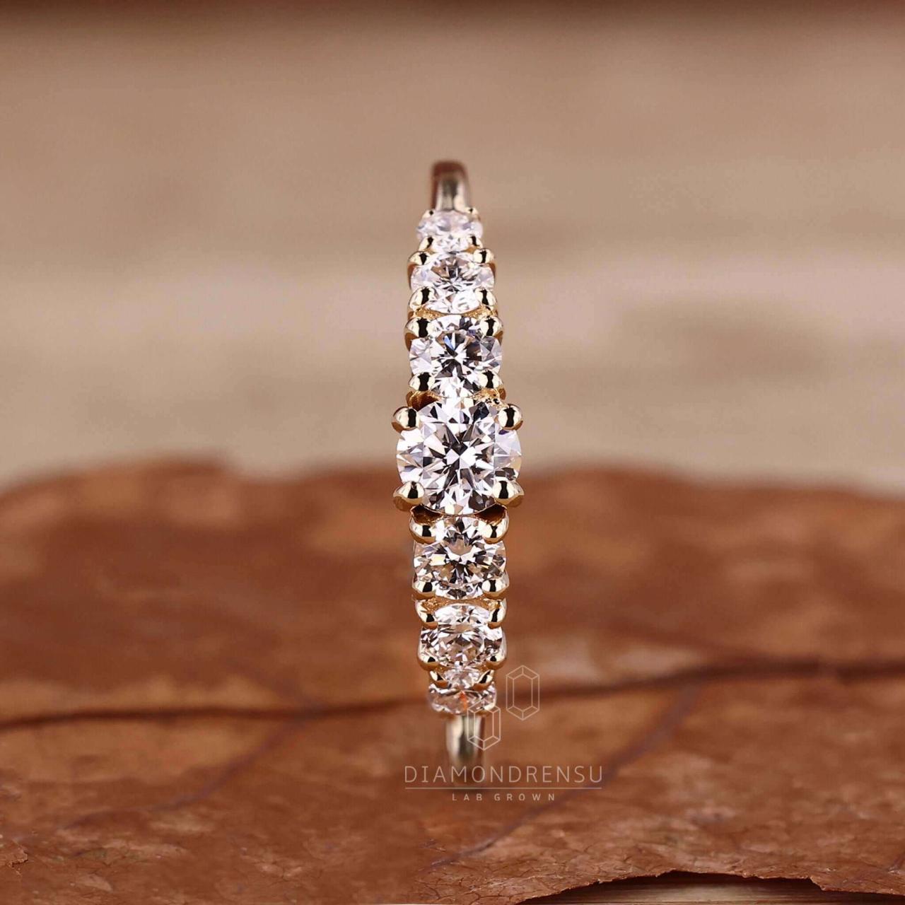 The Radiant Seven: Discovering the Elegance of 7-Stone Lab Diamond Rings The Radiant Seven: Discovering the Elegance of 7-Stone Lab Diamond Rings