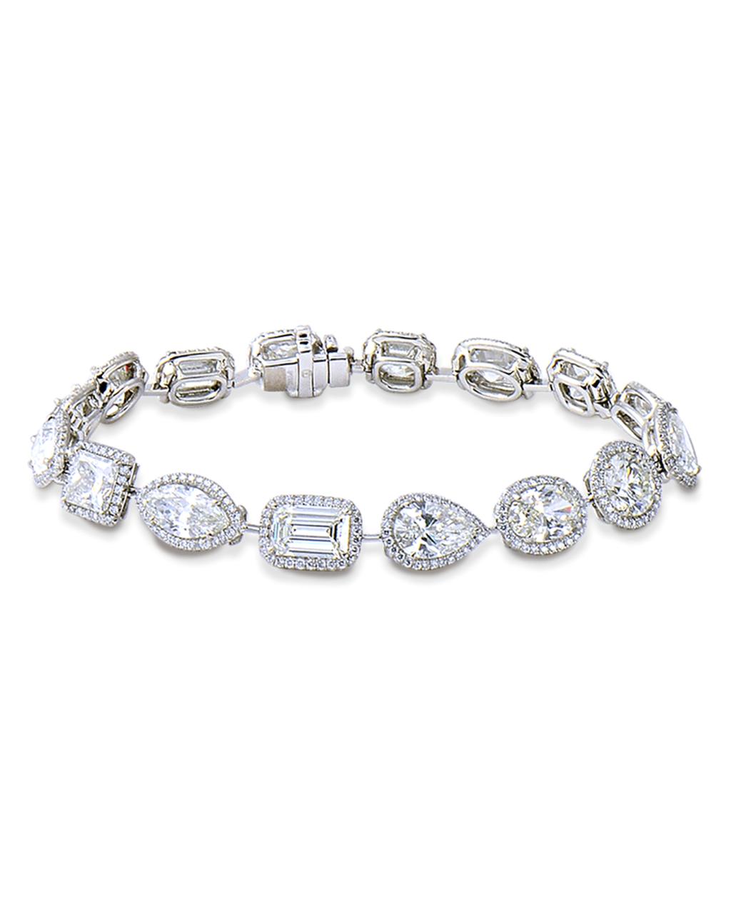 The Art of Asymmetry: Embracing Individuality with Mixed Shape Diamond Bracelets The Art of Asymmetry: Embracing Individuality with Mixed Shape Diamond Bracelets